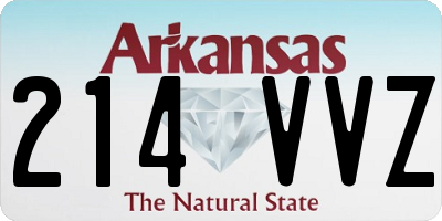 AR license plate 214VVZ