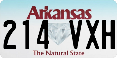 AR license plate 214VXH