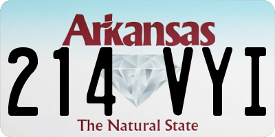 AR license plate 214VYI