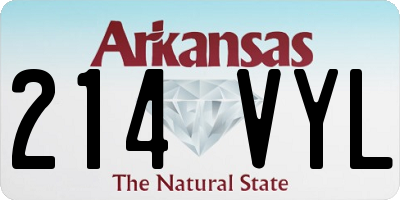 AR license plate 214VYL