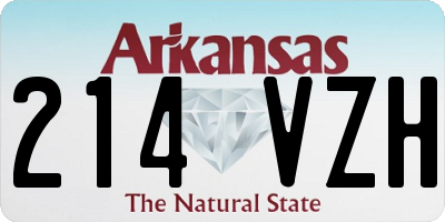 AR license plate 214VZH