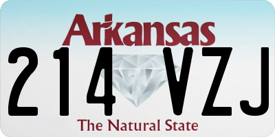 AR license plate 214VZJ