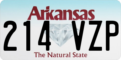 AR license plate 214VZP