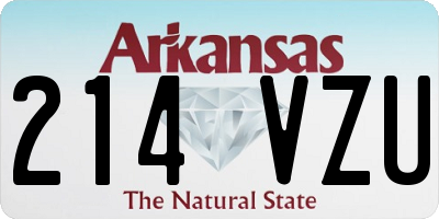 AR license plate 214VZU
