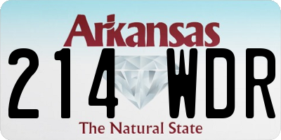 AR license plate 214WDR