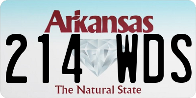 AR license plate 214WDS