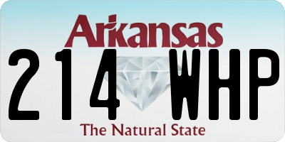 AR license plate 214WHP