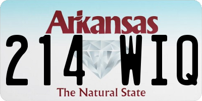 AR license plate 214WIQ