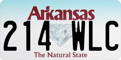 AR license plate 214WLC