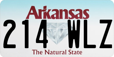 AR license plate 214WLZ