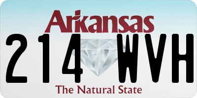 AR license plate 214WVH