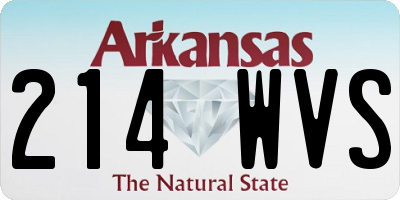 AR license plate 214WVS