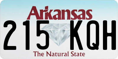 AR license plate 215KQH