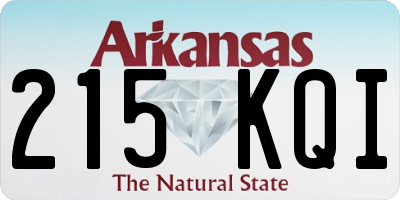 AR license plate 215KQI