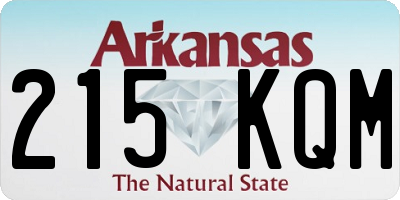 AR license plate 215KQM
