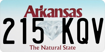 AR license plate 215KQV
