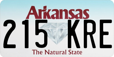 AR license plate 215KRE