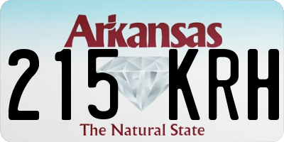 AR license plate 215KRH