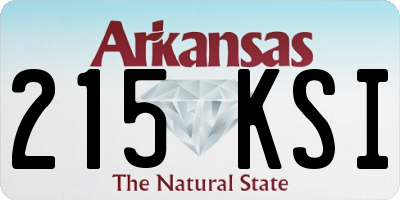 AR license plate 215KSI