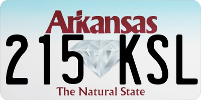 AR license plate 215KSL