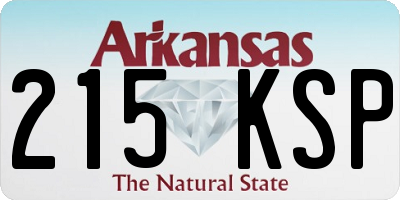 AR license plate 215KSP