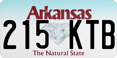 AR license plate 215KTB