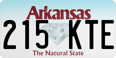 AR license plate 215KTE