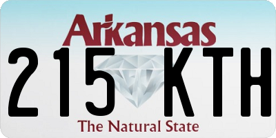 AR license plate 215KTH