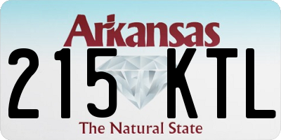 AR license plate 215KTL