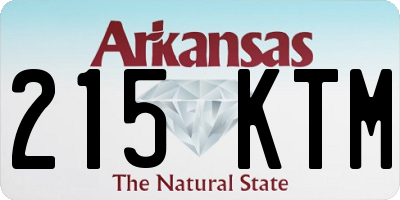 AR license plate 215KTM