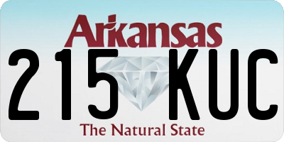 AR license plate 215KUC