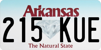 AR license plate 215KUE