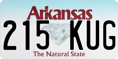 AR license plate 215KUG