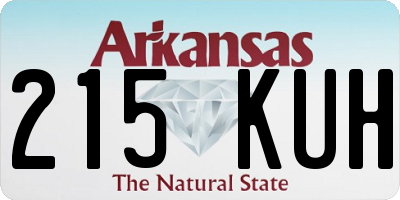 AR license plate 215KUH