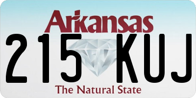 AR license plate 215KUJ