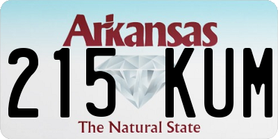 AR license plate 215KUM