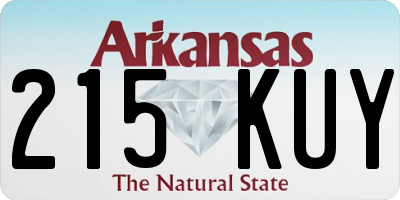 AR license plate 215KUY