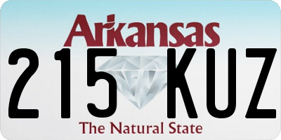 AR license plate 215KUZ