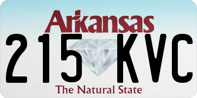 AR license plate 215KVC