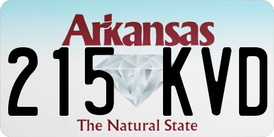 AR license plate 215KVD