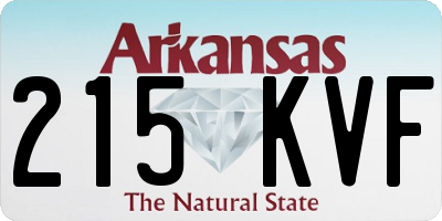 AR license plate 215KVF