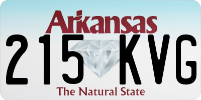 AR license plate 215KVG