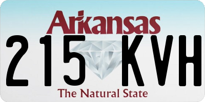 AR license plate 215KVH