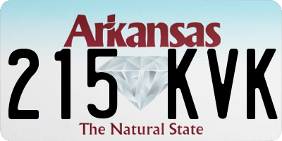 AR license plate 215KVK