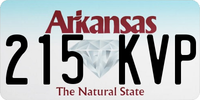 AR license plate 215KVP