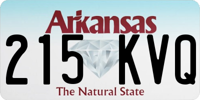 AR license plate 215KVQ