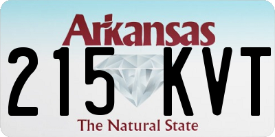 AR license plate 215KVT