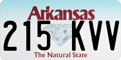 AR license plate 215KVV