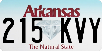 AR license plate 215KVY