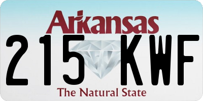 AR license plate 215KWF